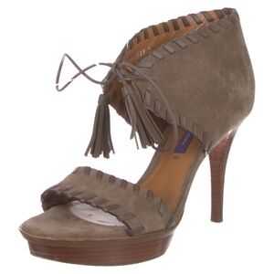 Ralph Lauren Collection Suede Heels